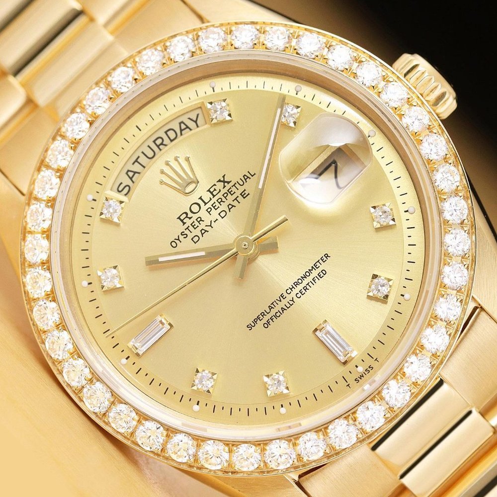 Rolex Men's Day-Date 18kt w/ genuine box and hang tag!!